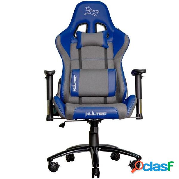 Kultec Silla Gamer Serie X, hasta 120Kg, Azul