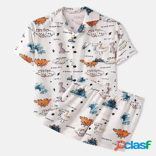 Lindos juegos de ropa de salón con estampado de dibujos
