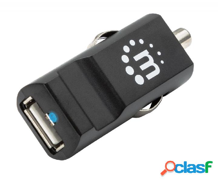 Manhattan Cargador USB PopCharge para Automóvil, USB 2.0,
