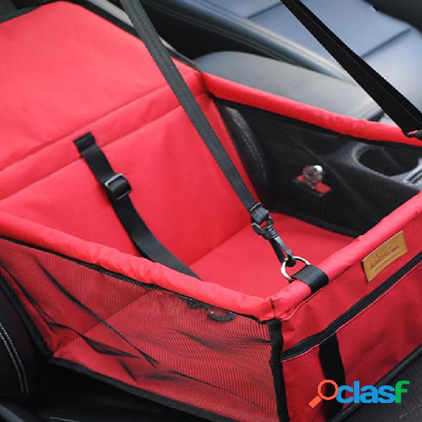 Mascota portátil Coche Asiento Cinturón Booster Bolsa