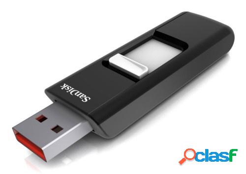 Memoria USB SanDisk Cruzer, 16GB, USB 2.0, Negro