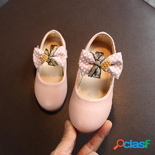 Mocasines Sutdent Bowknot Decor Dance Mary Jane Mocasines