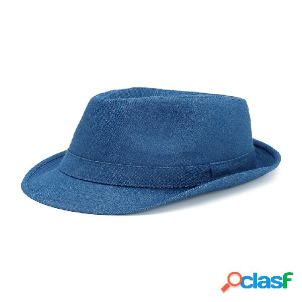 Mujeres Hombres Unisex Gorra de pescador de mezclilla Cowboy