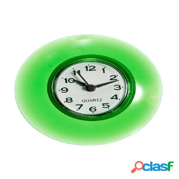 Pared de succión de silicona Reloj Resistente al agua