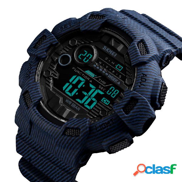 Semana Pantalla Alarma Cowboy Impermeable Reloj deportivo
