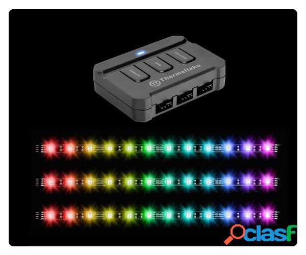 Thermaltake Kit Lumi Color 256C, LED RGB, 3 Tiras, 30cm
