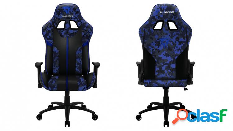 ThunderX3 Silla Gamer BC3 Camo Admiral, hasta 150kg,