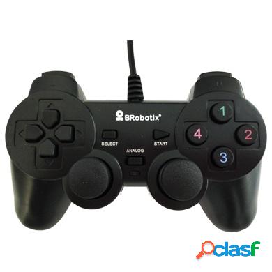 BRobotix Control para Juegos RumblePad, Alámbrico, USB 2.0,