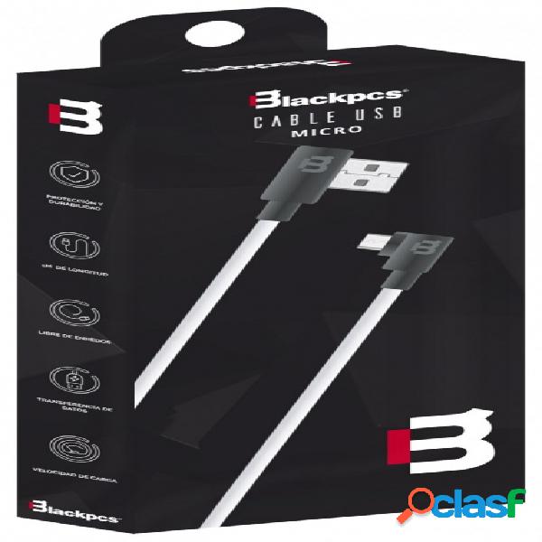 Blackpcs Cable USB A Macho - Micro USB A Macho, 1 Metro,