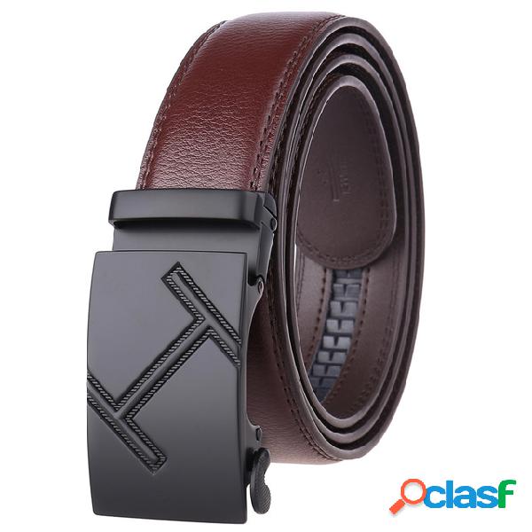 Business Simple Automatic Buckle Cinturón Hombre Cinturón