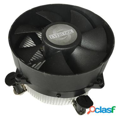 Disipador CPU BRobotix 952539, 2600RPM, Negro