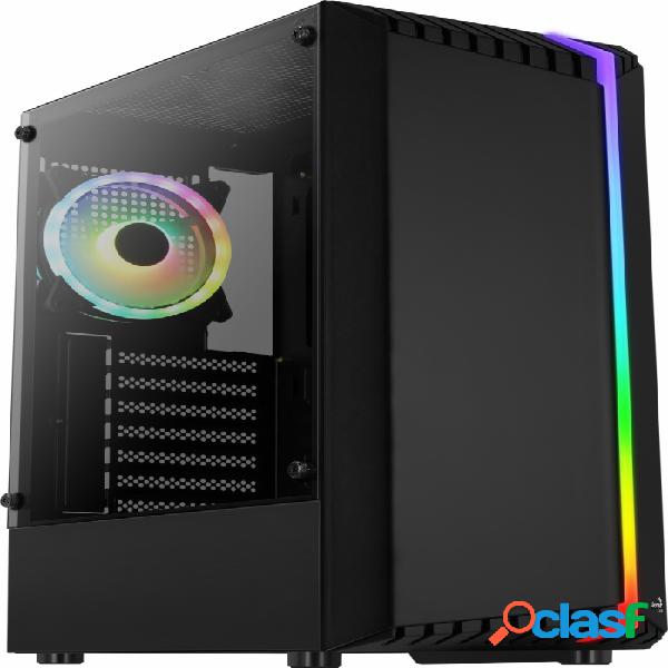 Gabinete Aerocool Bionic con Ventana RGB, Midi Tower,