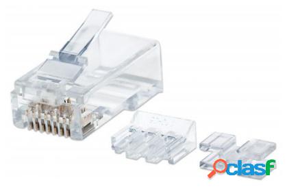 Intellinet Jack Cat6a STP, RJ-45, Transparente, 80 Piezas