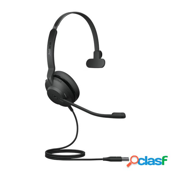 Jabra Audífonos con Micrófono Evolve2 30 MS Mono,