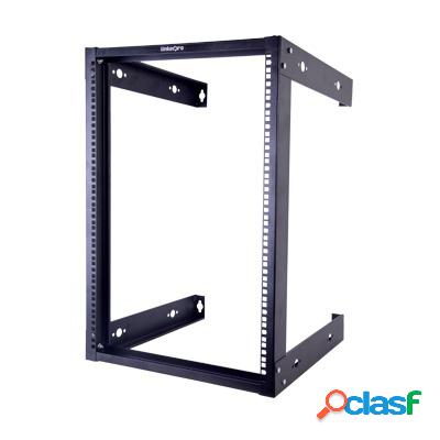 LinkedPRO Rack Abierto de 19'' para Pared 16U, Negro