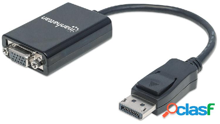 Manhattan Cable DisplayPort Macho - VGA (D-Sub) Hembra,