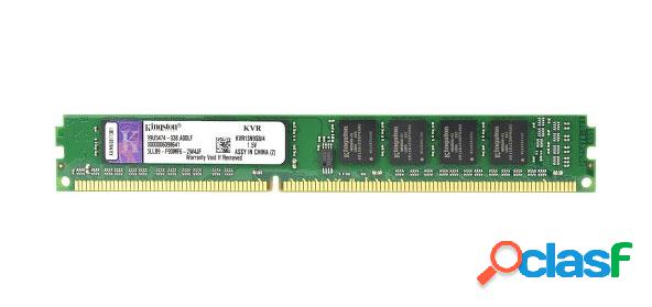 Memoria RAM Kingston DDR3, 1333MHz, 4GB, CL9, Non-ECC,