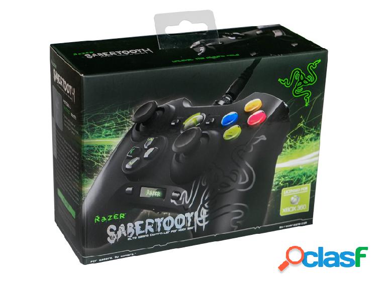 Razer Sabertooth, PC/Xbox, Alámbrico, 3 Metros, USB 2.0,