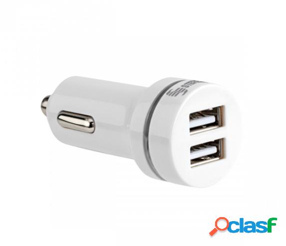 Steren Cargador para Auto ELI-862, 2 x USB 2.0, Blanco