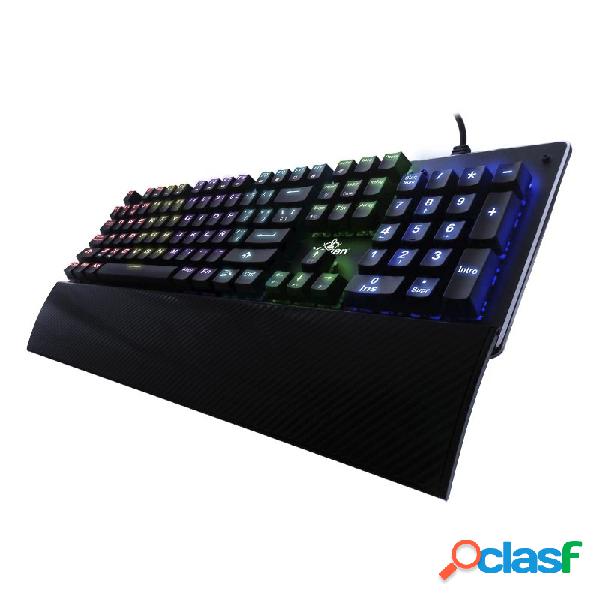 Teclado Gamer Yeyian Flare Serie 2000 RGB, Teclado