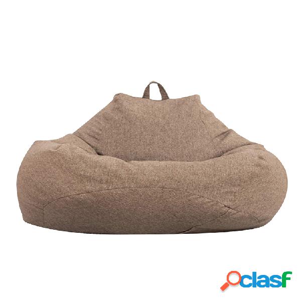 80x90cm Lino Bean Bolsa Fundas para sillas Sofás Tumbona