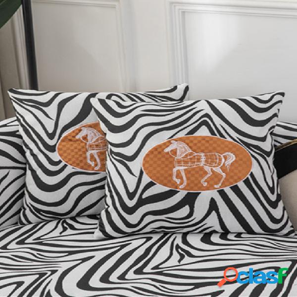 Cojín de sofá de chenilla Jacquard de 1 pieza Cojín de