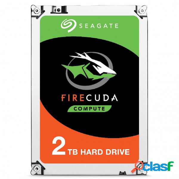 Disco Duro Interno Seagate FireCuda 3.5'', 2TB, SATA III, 6