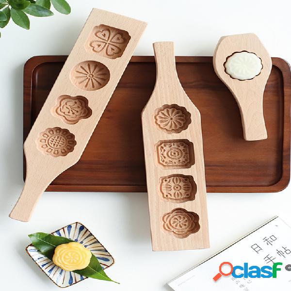 Flores Fondant Mousse Galletas Molde Pastelería Hornear