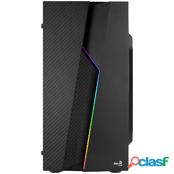 Gabinete Aerocool Bolt Mini con Ventana RGB, Mini-Tower,