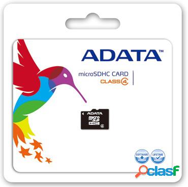 Memoria Flash Adata, 32GB microSDHC Clase 4, con Adaptador