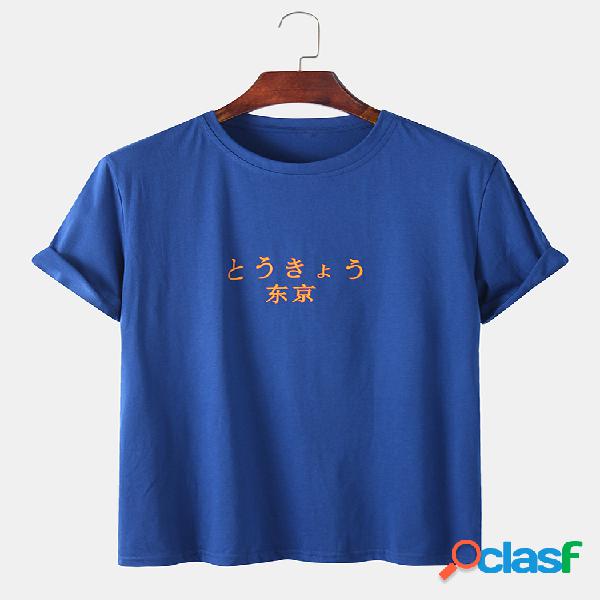Plain City Little Tag Tokyo Character playeras para hombre