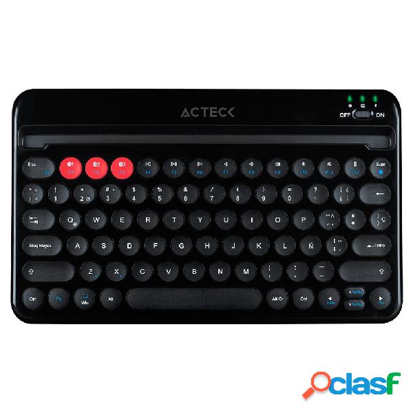 Teclado Multidispositivo Acteck TX30, Inalámbrico,