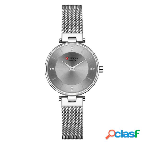 CORREN 9031 Ultra Thin Dial Caso Elegante Diseño Mujer