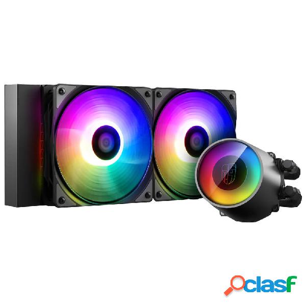 DeepCool Castle 240RGB V2 Enfriamiento Líquido para CPU, 2x