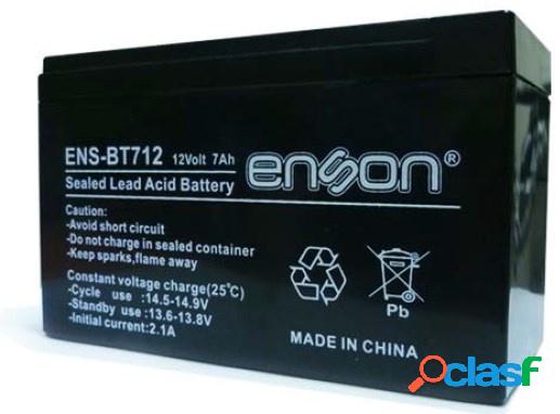 Enson Batería de Respaldo ENS-BT712, 12V, 7A