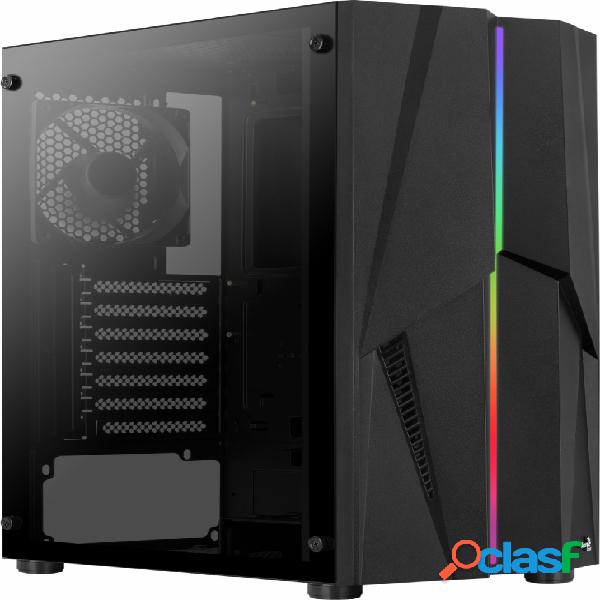 Gabinete Aerocool MECHA-G-BK-V2 con Ventana, Midi-Tower,