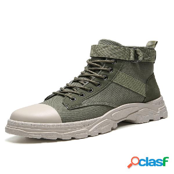 Hombre Work Style High Top antideslizante al aire libre