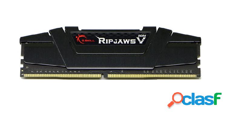 Kit Memoria RAM G.Skill DDR4 RipjawsV Negro, 3200MHz, 16GB