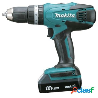 Makita Rotomartillo PH02, Inalámbrico, 1/2'', Negro/Aqua
