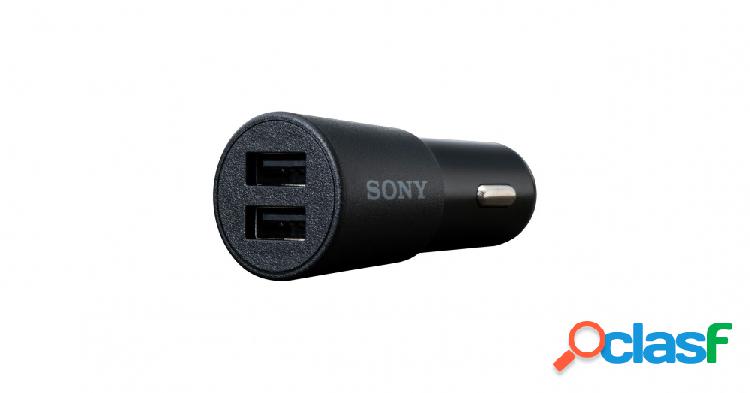 Sony Cargador para Auto CP-CADM2, 2x USB 2.0, 5V, Negro