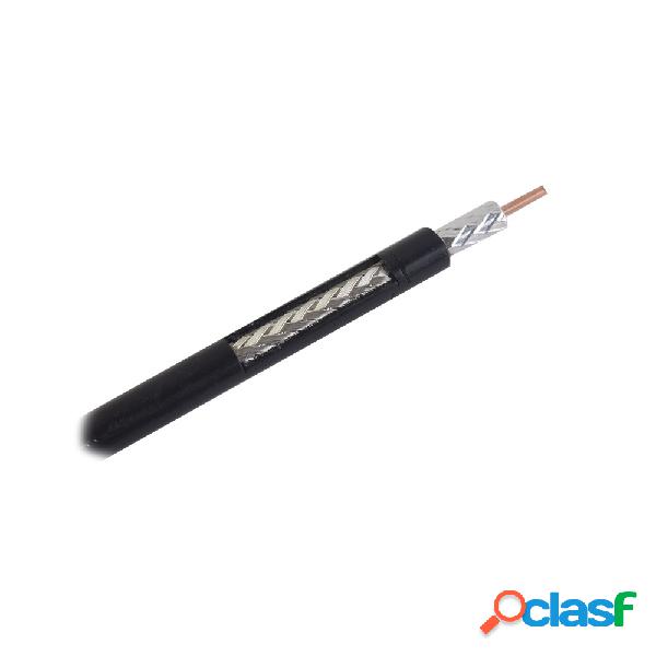 Times Microwave Bobina de Cable Coaxial, 305 Metros, Negro