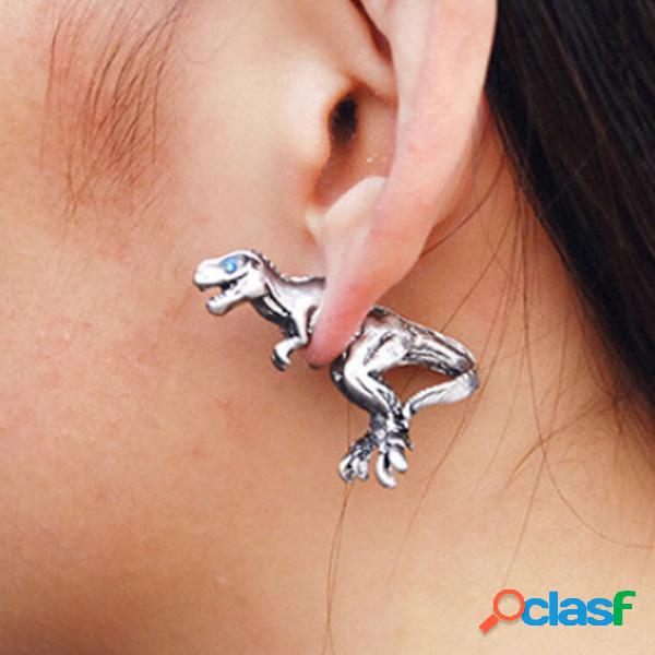 Unisex 1 par Cool Tyrannosaurus Rex Blue Eye Dinosaur Stud