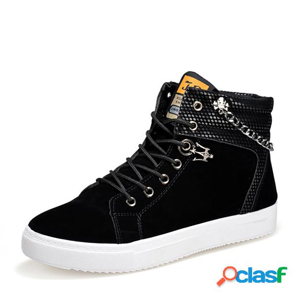 Zapatos casuales de lona con cordones