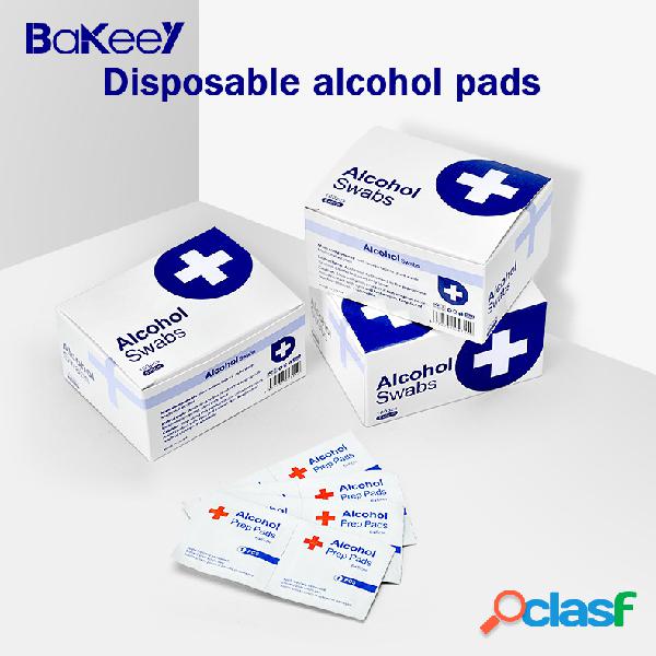 100Pcs 6 * 6cm 70-75% Almohadilla de preparación de alcohol