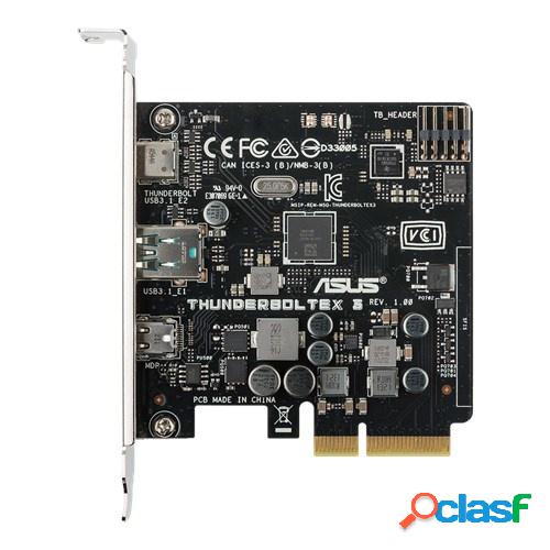 ASUS Tarjeta PCI ThunderboltEX 3, 1x USB 3.1, 40 Gbit/s,
