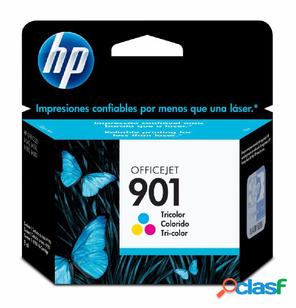 Cartucho HP 901 Tricolor Original, 360 Páginas