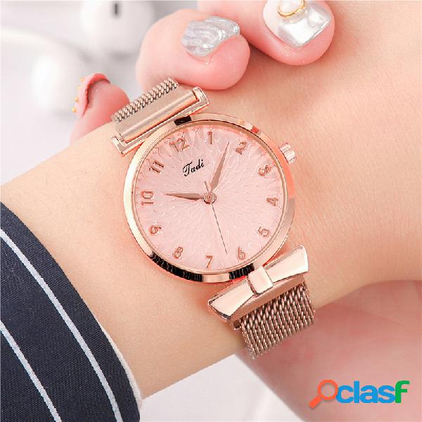 Casual Elegante Mujer Reloj de pulsera de aleación completa