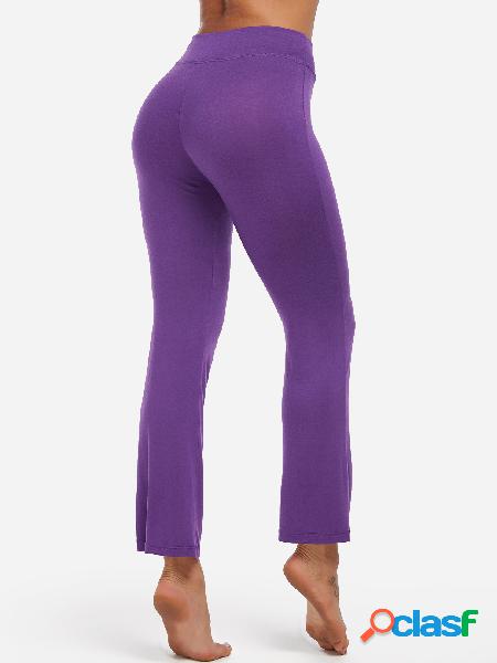 Cintura con cordón morado Pie murciélago Parte inferior