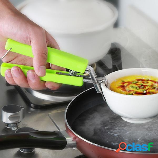 Clips universales para cuencos que evitan el calor del