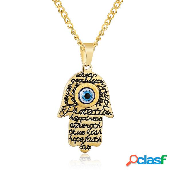 Collares de los hombres de la moda Colgantes de la palma de